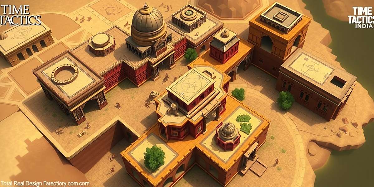 Time Tactics India - Indus Valley Expansion Concept Concept art for upcoming Indus Valley Civilization expansion in Time Tactics India showing ancient city planning